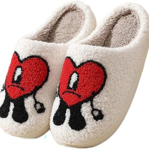 Cloud furry Slide in Bad Bunny Look – Comfortable House Slipper For Women And Men Soft Fuzzy Slipper